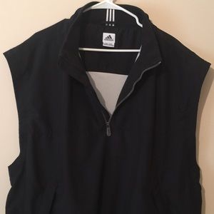 ADIDAS Mens Half Zip Pullover Climashell Jacket